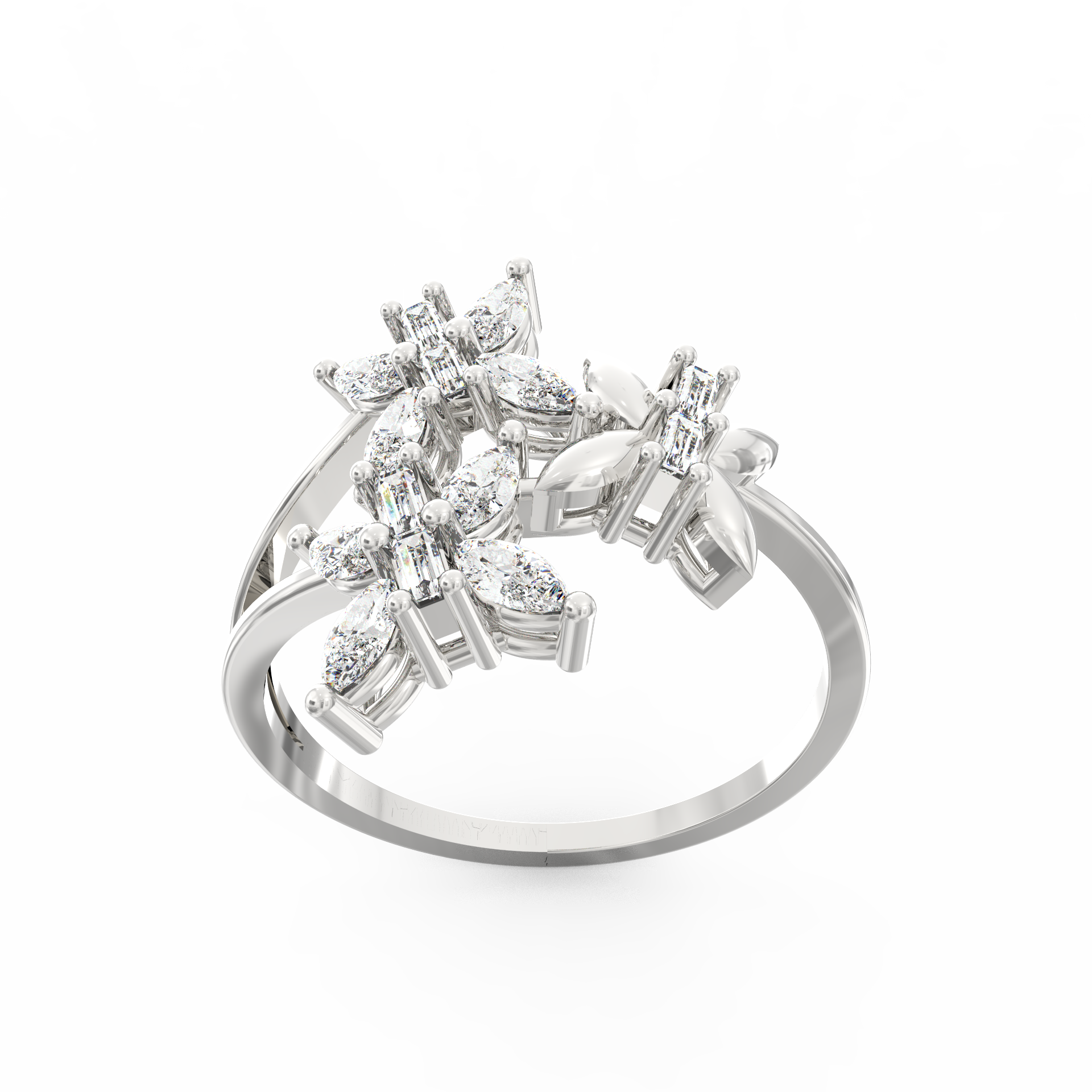 Ethereal Butterfly Diamond Ring