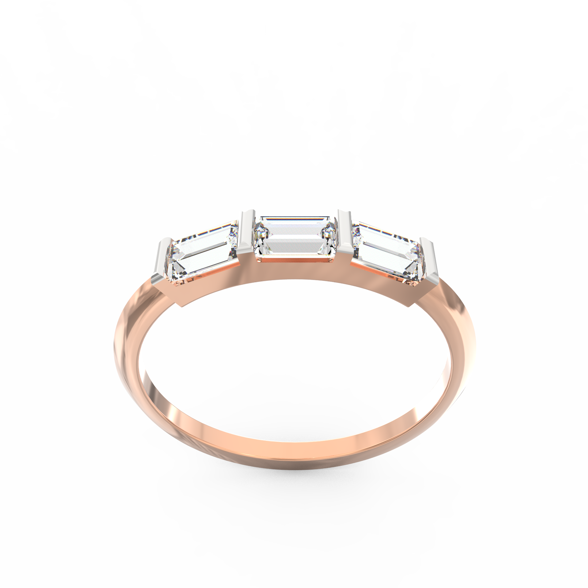 Ayanika Trinity Brilliance Lab-Grown Diamond Ring