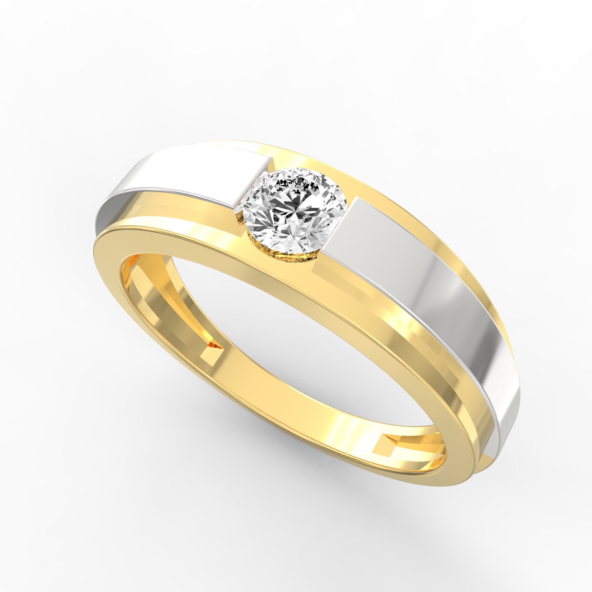 Wedding Band | Diamond Wedding Band | 14K Yellow Gold Ring | Matching Wedding  Ring | 1.8MM Band | Solid Gold | Fine Jewelry | Free Shipping