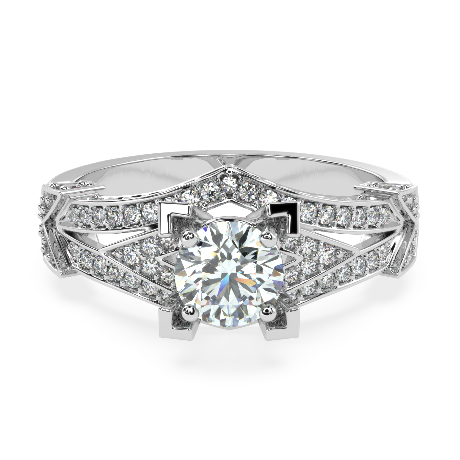 Radiant Brilliance: Solitaire Diamond Wedding Ring