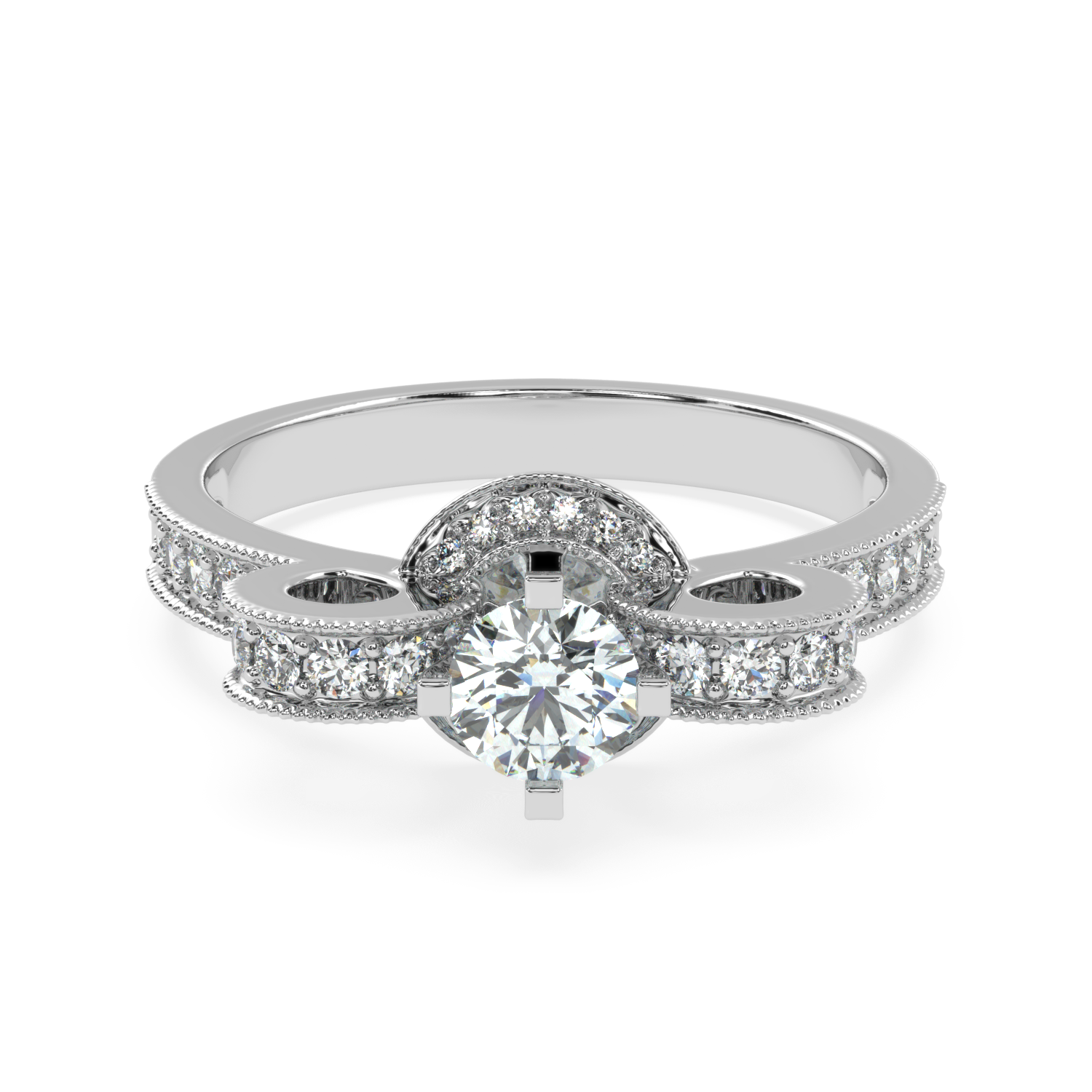 Eternal Splendor: The Amelia Solitaire Engagement Diamond Ring