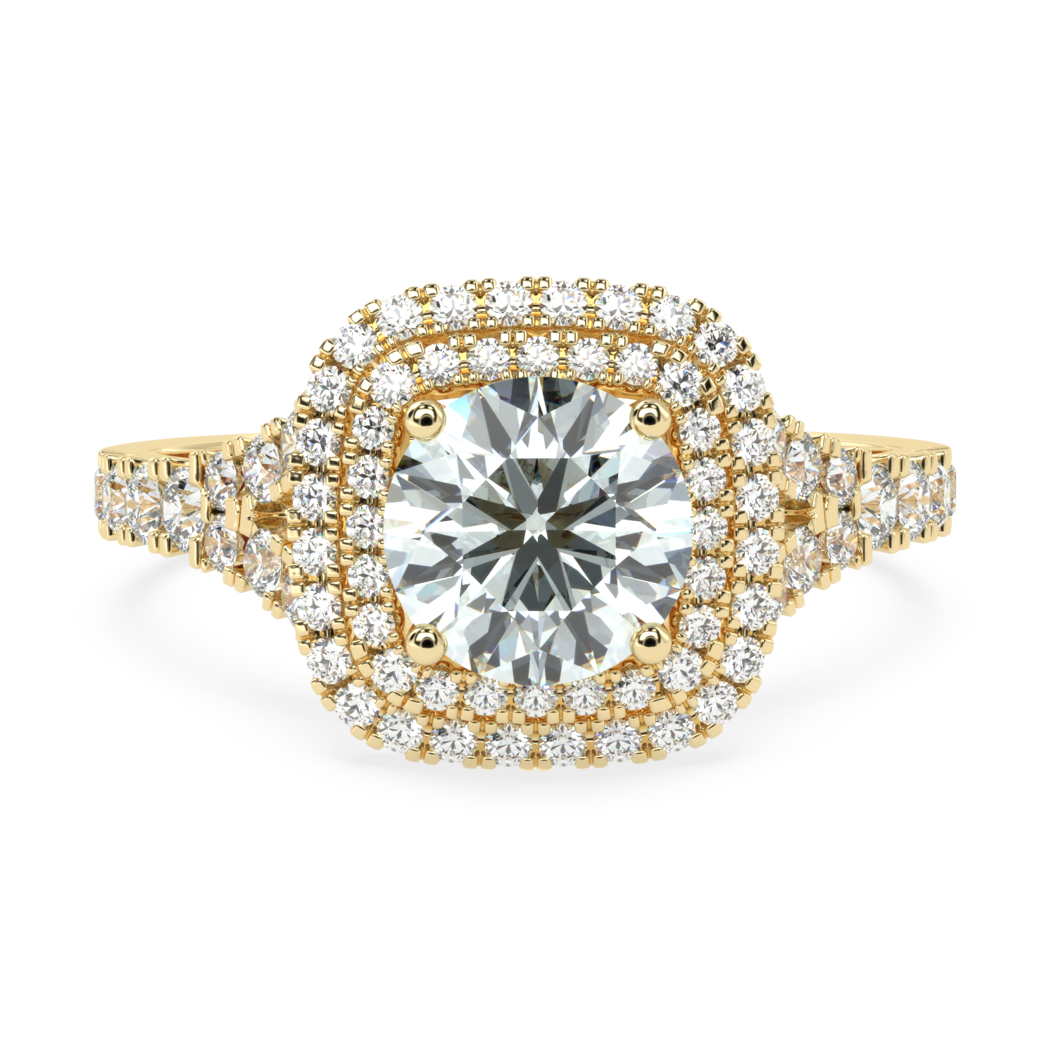 Brilliant Harmony: Solitaire Diamond Ring