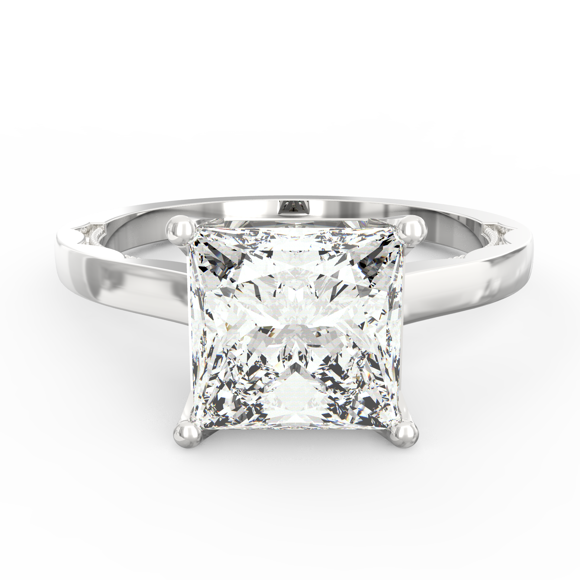 Princess's Promise Solitaire Diamond Proposal Ring