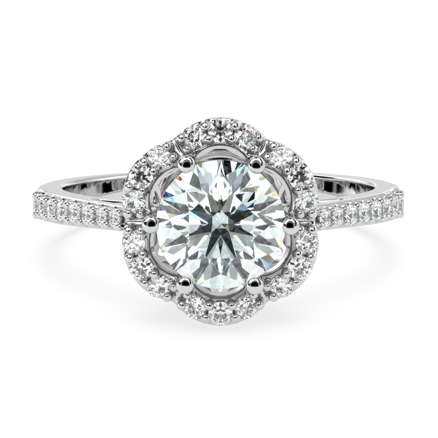 Modern Elegance  Solitaire Diamond Ring