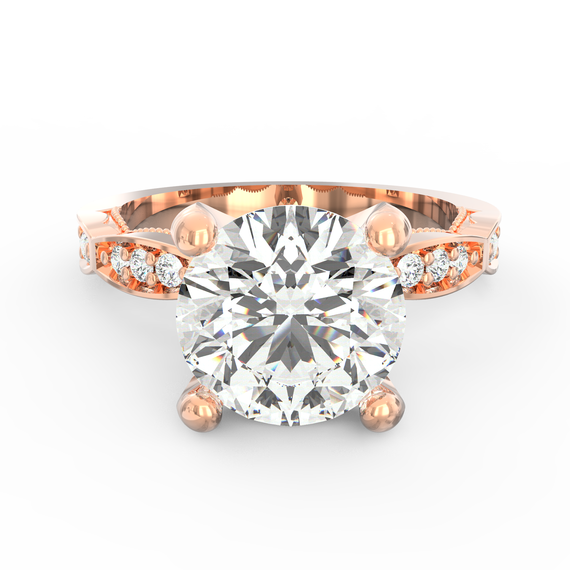 Whisper of Forever Diamond Solitaire Proposal Ring