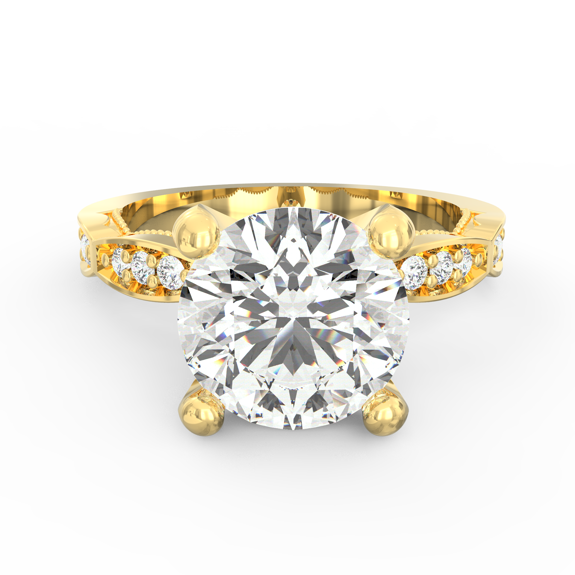 Whisper of Forever Diamond Solitaire Proposal Ring